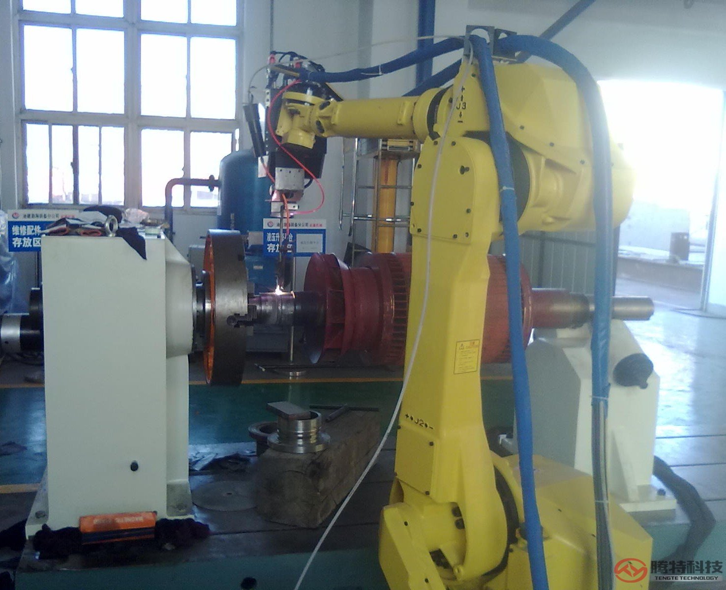 圖4 軸類的半導體激光熔覆