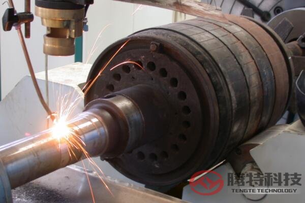 圖8 汽輪機轉子半導體激光熔覆