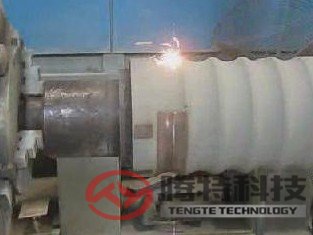 圖9 軋輥的半導體激光合金化